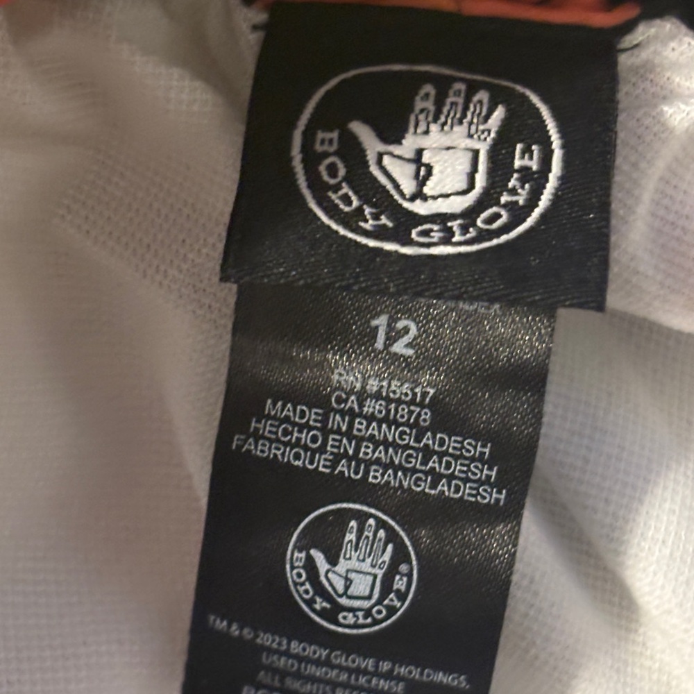 Body Glove Kids Swimsuit Set Boys Sz 12 - Picture 3 of 4